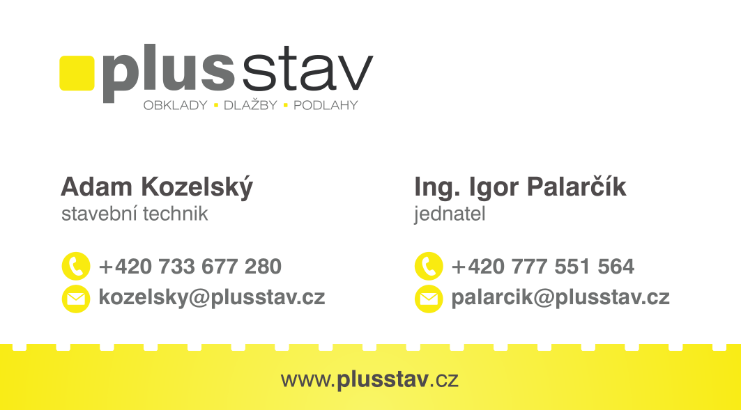 Plusstav - vizitka